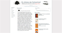 Desktop Screenshot of elsarbresdefahrenheit.net